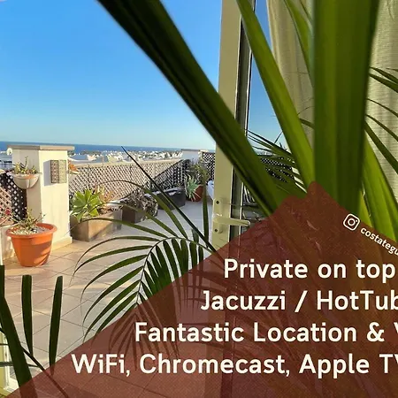 아파트 Penthouse Mit Jacuzzi, Meer- & Bergblick 코스타 테기세